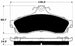 Porterfield Brake Pads for 1996 CHEVROLET IMPALA FR SPORT