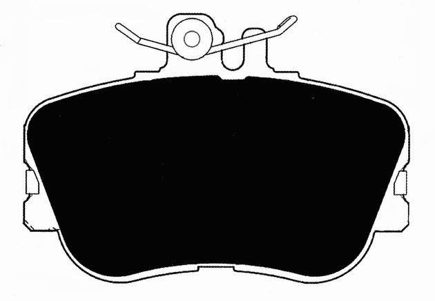 Porterfield Brake Pads for 1994 MERCEDES-BENZ C220 w/o Traction Control FR SPORT