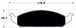 Porterfield Brake Pads for 1997 CHRYSLER SEBRING Convertible w/Rear Discs FR SPORT