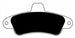 Porterfield Brake Pads for 1996 MERCURY MYSTIQUE R/Disc FR SPORT