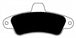 Porterfield Brake Pads for 1997 MERCURY MYSTIQUE R/Disc FR SPORT