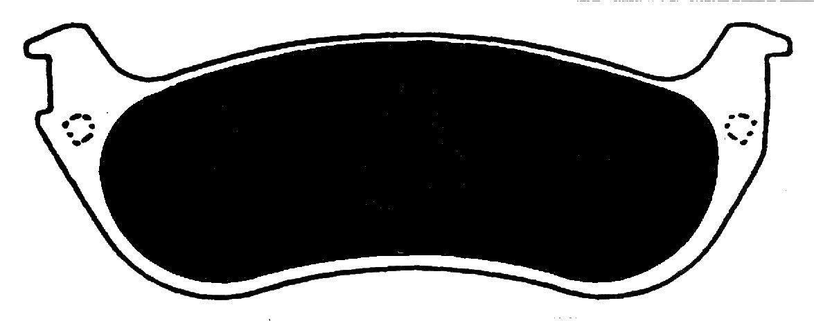 Porterfield Brake Pads for 1997 FORD CROWN VICTORIA Phenolic Piston FR SPORT