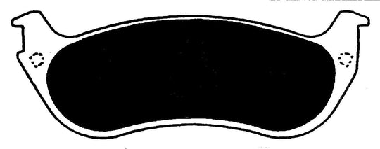 Porterfield Brake Pads for 2001 LINCOLN TOWN CAR Phenolic Piston FR SPORT