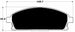 Porterfield Brake Pads for 1997 INFINITI Q45 FR SPORT