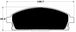 Porterfield Brake Pads for 1997 INFINITI Q45 FR SPORT