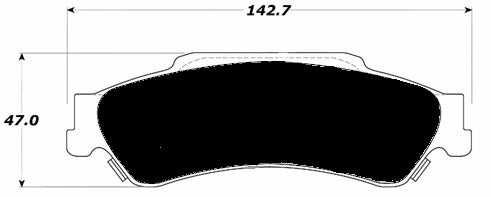 Porterfield Brake Pads for 2004 CHEVROLET S-10 BLAZER 4WD FR SPORT