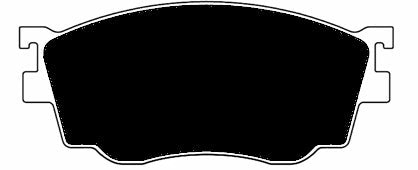 Porterfield Brake Pads for 2000 MAZDA 626 R/Disc FR SPORT