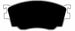 Porterfield Brake Pads for 2001 MAZDA 626 R/Disc FR SPORT