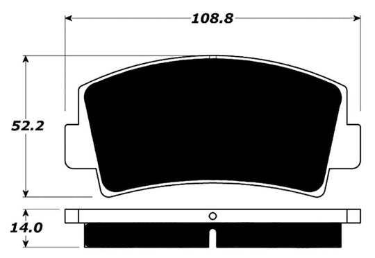 Porterfield Brake Pads for 1974 MAZDA RX 4 FR SPORT