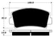 Porterfield Brake Pads for 1984 MAZDA RX 7 R/Drum FR SPORT
