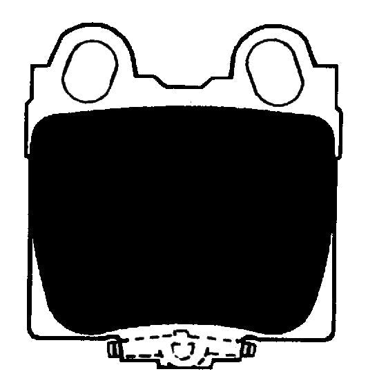 Porterfield Brake Pads for 2008 LEXUS SC 430 FR SPORT