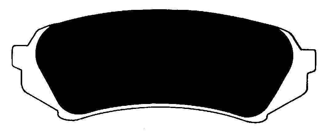 Porterfield Brake Pads for 1998 LEXUS LX 470 FR SPORT