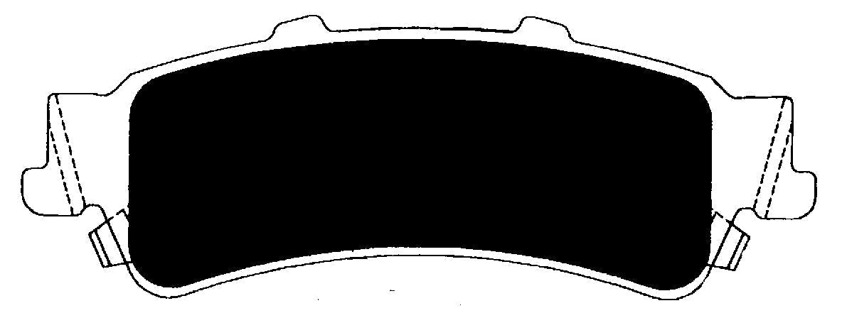 Porterfield Brake Pads for 2003 GMC SIERRA 1500 2WD EXT CAB 4 Wheel Steer 325mm Rear FR SPORT