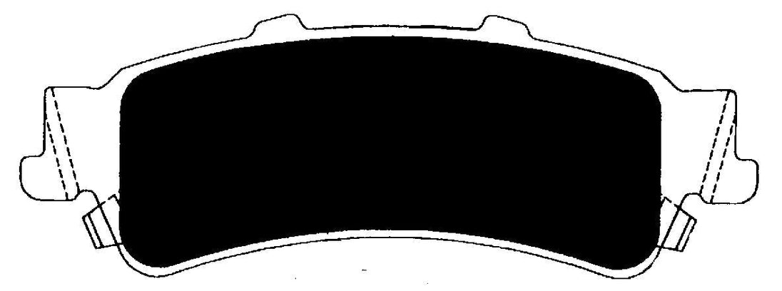 Porterfield Brake Pads for 2001 GMC YUKON XL 4WD 1/2 ton w/o limited slip axle FR SPORT