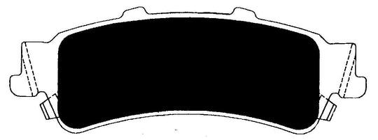 Porterfield Brake Pads for 2000 CHEVROLET SUBURBAN 1500 2WD Rear disc w/o limited slip axle FR SPORT