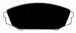 Porterfield Brake Pads for 2001 ACURA MDX FR SPORT