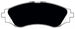 Porterfield Brake Pads for 2005 CHEVROLET AVEO FR SPORT