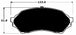 Porterfield Brake Pads for 2000 MAZDA PROTEGE 1.6L Eng FR SPORT