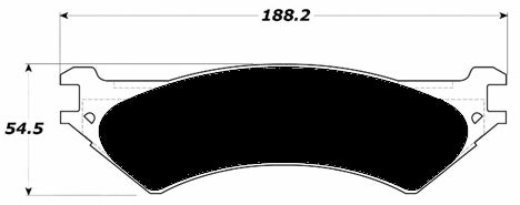 Porterfield Brake Pads for 2002 FORD F150 2WD Rear Disc 8 Lug FR SPORT