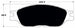 Porterfield Brake Pads for 2002 FORD WINDSTAR FR SPORT