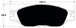 Porterfield Brake Pads for 2000 FORD WINDSTAR FR SPORT
