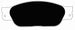 Porterfield Brake Pads for 2000 JAGUAR S TYPE FR SPORT