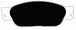 Porterfield Brake Pads for 2000 JAGUAR S TYPE FR SPORT