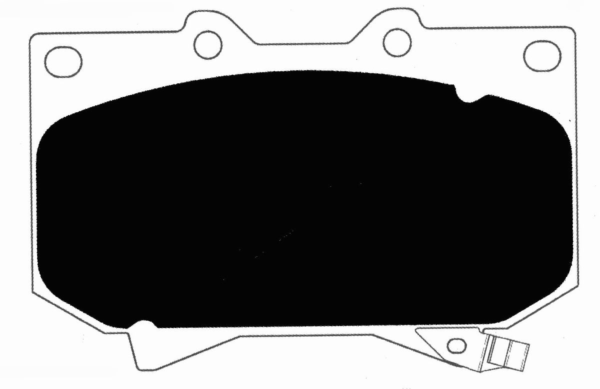 Porterfield Brake Pads for 2002 TOYOTA TUNDRA FR SPORT