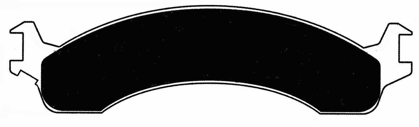 Porterfield Brake Pads for 2000 DODGE RAM 2500 2WD Rear Drum FR SPORT