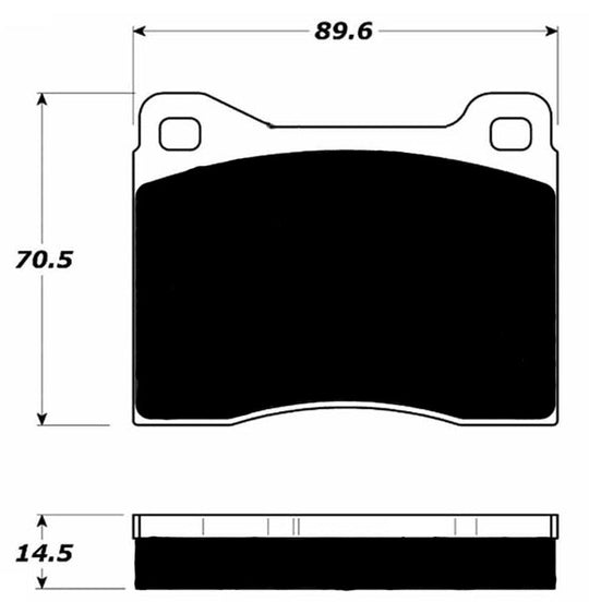 Porterfield Brake Pads for 1974 BMW 2002Tii FR SPORT