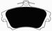 Porterfield Brake Pads for 2003 VOLVO S40 FR SPORT