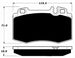 Porterfield Brake Pads for 2005 MERCEDES-BENZ CLS550 FR SPORT