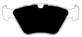 Porterfield Brake Pads for 2004 MERCEDES-BENZ E320 4-Matic FR SPORT