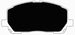 Porterfield Brake Pads for 2001 TOYOTA HIGHLANDER FR SPORT