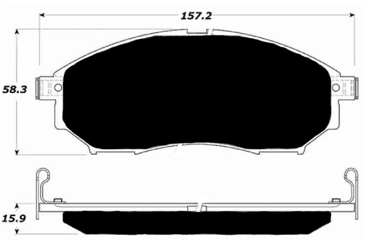 Porterfield Brake Pads for 2006 INFINITI Q45 FR SPORT