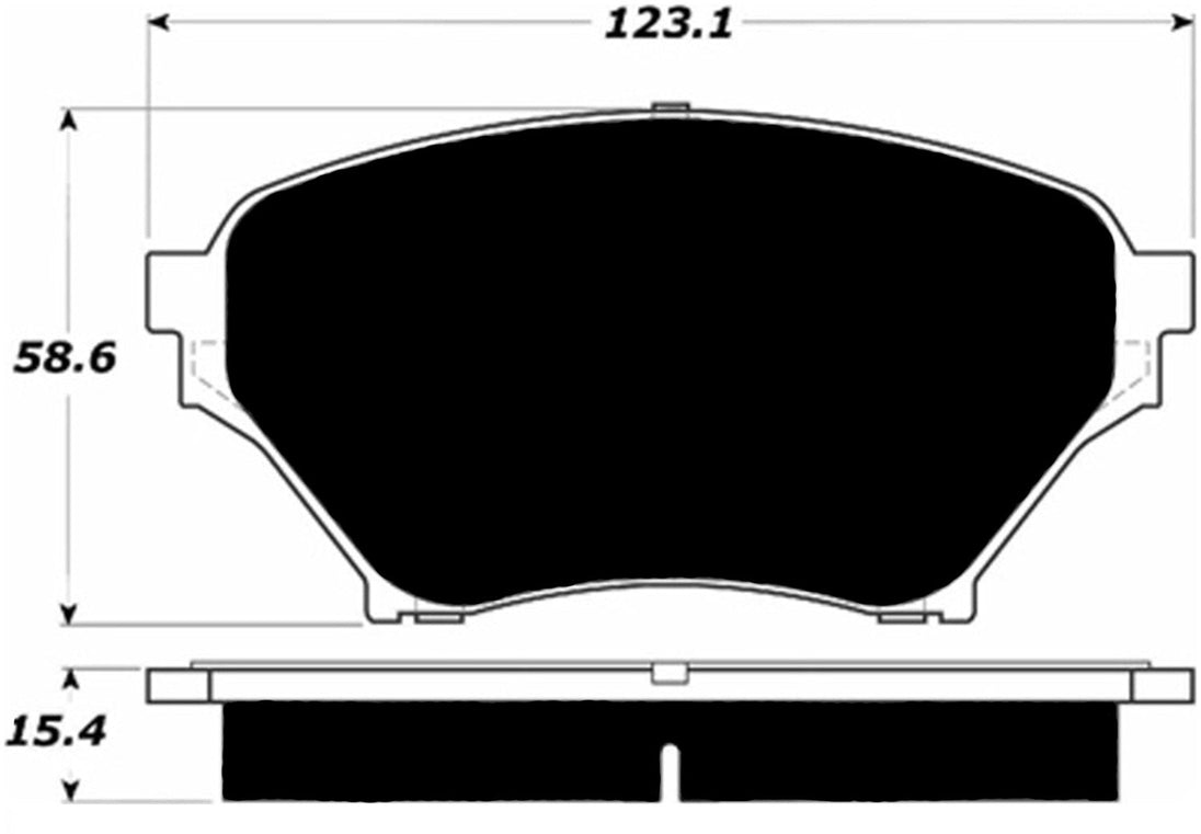 Porterfield Brake Pads for 2001 MAZDA MIATA Hard/Sport Susp. FR SPORT