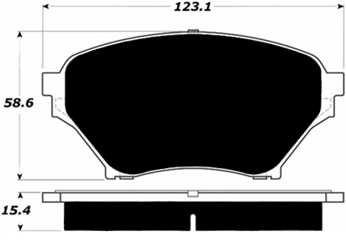 Porterfield Brake Pads for 2001 MAZDA MIATA Hard/Sport Susp. FR SPORT