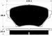 Porterfield Brake Pads for 2001 MAZDA MIATA Hard/Sport Susp. FR SPORT