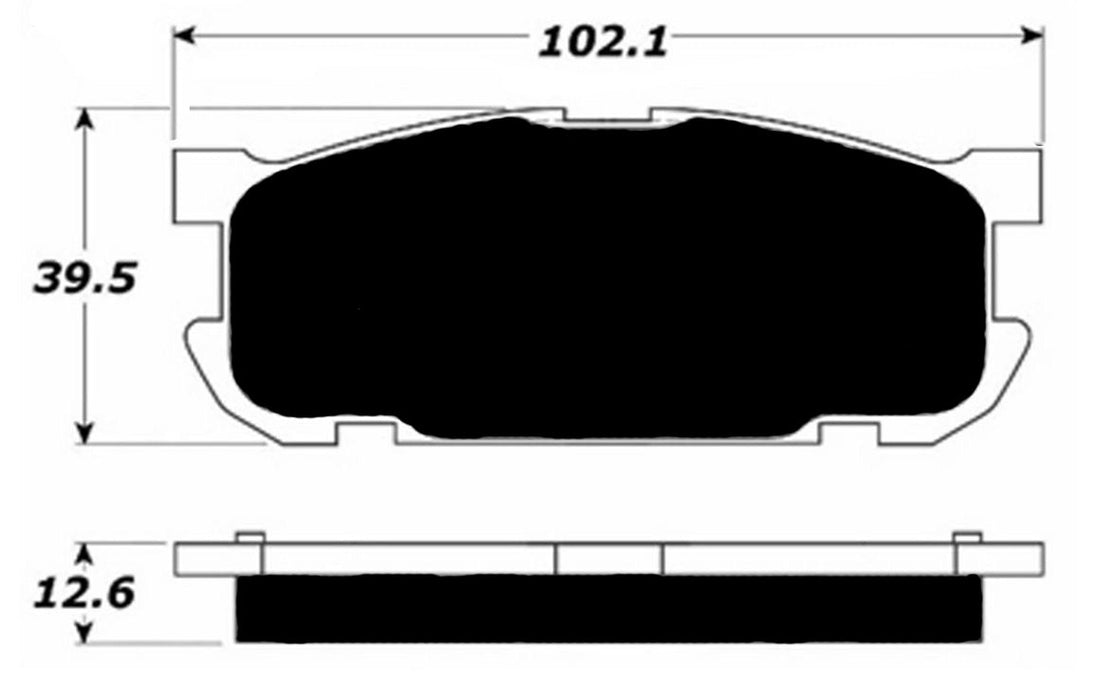 Porterfield Brake Pads for 2001 MAZDA MIATA Hard/Sport Susp. FR SPORT