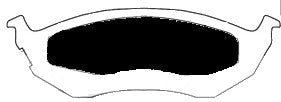 Porterfield Brake Pads for 2001 PLYMOUTH PROWLER FR SPORT