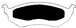 Porterfield Brake Pads for 2001 PLYMOUTH PROWLER FR SPORT