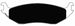Porterfield Brake Pads for 2016 DODGE RAM 1500 2WD FR SPORT