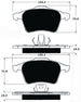Porterfield Brake Pads for 2009 SAAB 9-3 Aero XWD 345mm F/Discs FR SPORT