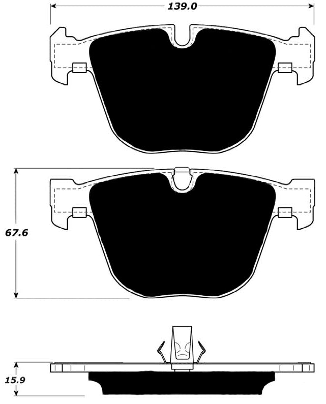 Porterfield Brake Pads for 2010 BMW X5 4.8i FR SPORT