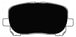 Porterfield Brake Pads for 2003 TOYOTA COROLLA Sedan(Rear Drum) FR SPORT
