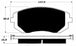 Porterfield Brake Pads for 2005 SUBARU IMPREZA OUTBACK FR SPORT