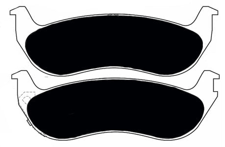 Porterfield Brake Pads for 2003 FORD CROWN VICTORIA Police FR SPORT