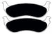 Porterfield Brake Pads for 2003 FORD CROWN VICTORIA Police FR SPORT