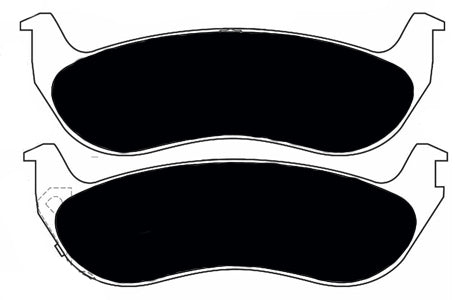 Porterfield Brake Pads for 2006 LINCOLN TOWN CAR FR SPORT