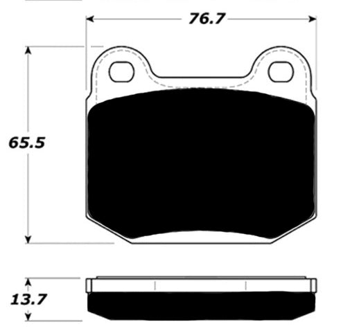 Porterfield Brake Pads for 2015 SUBARU WRX Sti FR SPORT